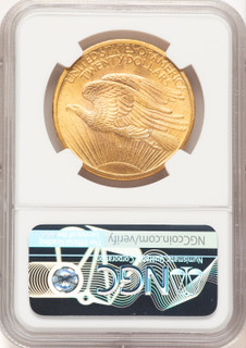 1907 $20 Saint Saint-Gaudens Double Eagle NGC MS65+ (778836001)