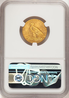 1908 $5 Indian Indian Half Eagle NGC MS64 (780457001)
