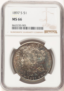 1897-S Morgan Dollar NGC MS66 (778971019)