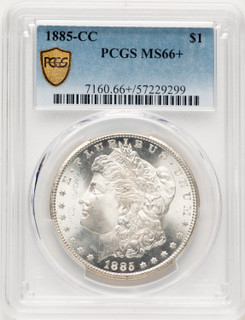 1885-CC Morgan Dollar PCGS MS66+