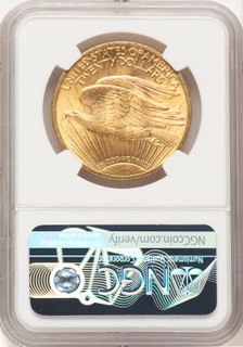 1908 $20 MOTTO Saint-Gaudens Double Eagle NGC MS64+ (780367014)