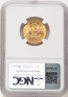 1892 $5 CAC Liberty Half Eagle NGC MS64+ (777401001)