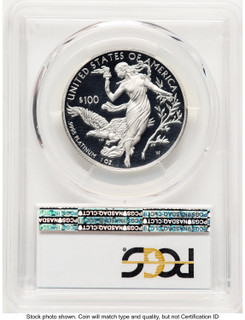 2016-W Proof Platinum Eagle 1 oz Blue Gradient PCGS PR70