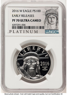 2016-W Proof Platinum Eagle 1 oz ER American Liberty Series Label NGC PF70 2016-W Proof Platinum Eagle 1 oz ER American Liberty Series Label NGC PF70