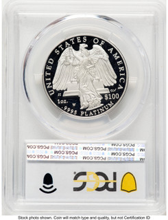 2008-W Proof Platinum Eagle 1 oz Blue Gradient PCGS PR70 2008-W Proof Platinum Eagle 1 oz Blue Gradient PCGS PR70