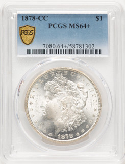 1878-CC Morgan Dollar PCGS MS64+ 1878-CC Morgan Dollar PCGS MS64+