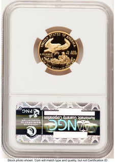 1993-P Proof Gold Eagle 1/4 oz Brown Label NGC PF70 1993-P Proof Gold Eagle 1/4 oz Brown Label NGC PF70