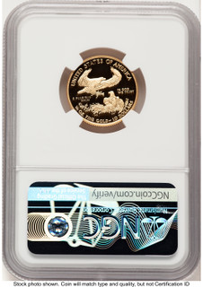 2021-W Type 1 Proof Gold Eagle 1/4 oz ER Mike Castle NGC PF70