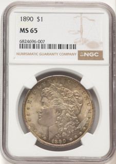 1890 Morgan Dollar NGC MS65 1890 Morgan Dollar NGC MS65