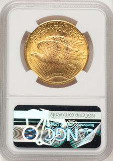 1924 $20 Saint Saint-Gaudens Double Eagle NGC MS66+ (572108040)