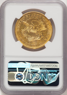 1861-O $20 Liberty Double Eagle NGC AU55 (910656004)
