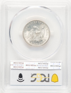 1861 25C Seated Quarter PCGS MS67