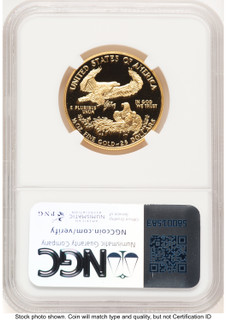 1989-P Proof Gold Eagle 1/2 oz Brown Label NGC PF70