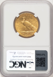 1910 $10 Indian Eagle NGC MS62 (781772002)