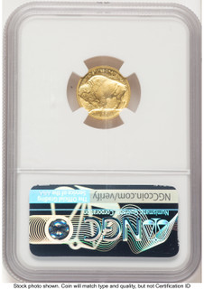 2008-W Burnished Gold Buffalo 1/10 oz Anna Cabral NGC MS70
