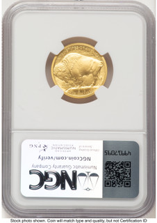 2008-W Burnished Gold Buffalo 1/4 oz Jeff Garrett Red Book NGC MS70