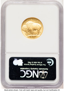 2008-W Burnished Gold Buffalo 1/4 oz ER Blue NGC MS70 (778607005)