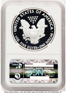 2013-W Proof Silver Eagle 1 oz ER West Point Star Label NGC PF70 (778752032)