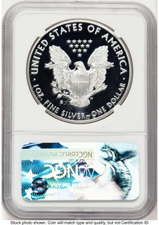 2017-S Proof Silver Eagle Congratulations Set 1 oz John Denver ANA 2017 Label NGC PF70 Mercanti