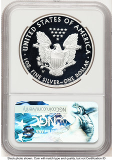 2017-W Proof Silver Eagle 1 oz ER John NGC PF70 Mercanti