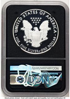 2021-W TY1 Proof Silver Eagle 1 oz FDI NGC PF70 Ed Moy