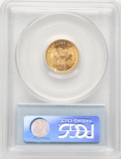 1899 $2.50 Liberty Quarter Eagle PCGS MS64