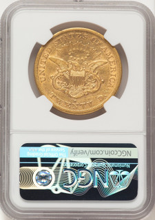 1865-S $20 Liberty Double Eagle NGC XF45 (507476005)