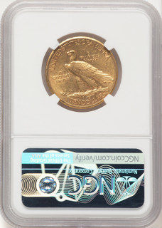 1911-D $10 Brown Label Indian Eagle NGC AU55
