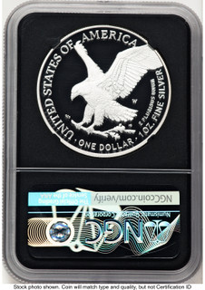 2021-W TY2 Proof Silver Eagle 1 oz FDI NGC PF70 Ed Moy (782862017)