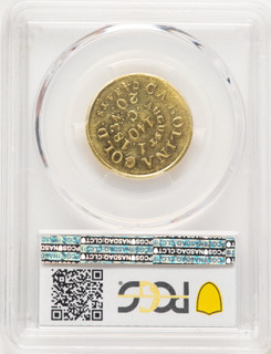 C.BECHTLER $5 DATE P.E. Territorial Gold PCGS MS61