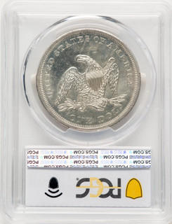 1843 Seated Dollar PCGS MS64