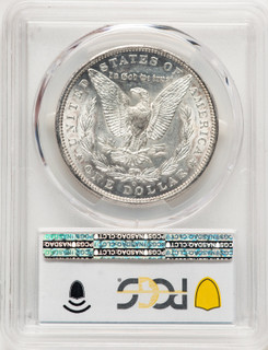 1895-O Blue Gradient Morgan Dollar PCGS AU58