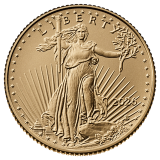 2026 1/10 oz American Gold Eagle Gold Coin Brilliant Uncirculated