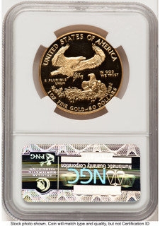 1990-W Proof Gold Eagle 1 oz Brown Label NGC PF70