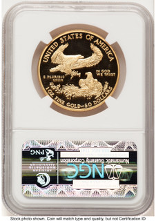 2012-W Proof Gold Eagle 1 oz Brown Label NGC PF70