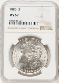 1886 Morgan Dollar NGC MS67 (522320002)