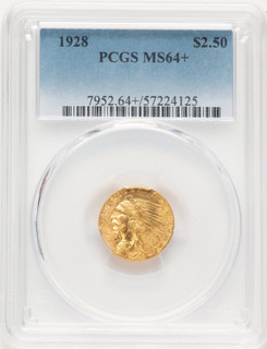1928 $2.50 Indian Quarter Eagle PCGS MS64+