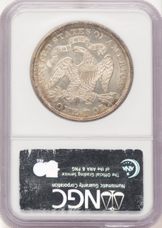 1871 Seated Dollar NGC MS65