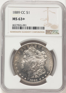 1889-CC Morgan Dollar NGC MS63+