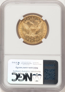 1883-CC $10 Liberty Eagle NGC AU55 (783786019)