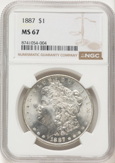 1887 Morgan Dollar NGC MS67 (522479030)