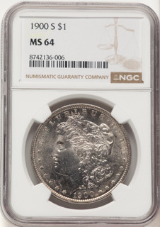 1900-S Morgan Dollar NGC MS64 (782214036)