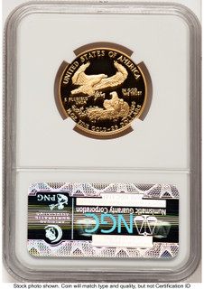 1990-P Proof Gold Eagle 1/2 oz Brown Label NGC PF70 (522240307)