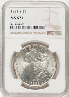 1881-S Morgan Dollar NGC MS67+ (507638105)