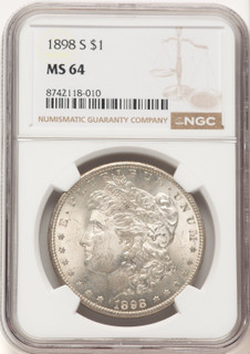 1898-S Morgan Dollar NGC MS64 (782214033)