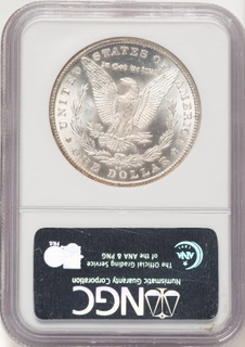 1880-CCVAM-6 8 Over Low 7 Morgan Dollar NGC MS64