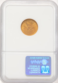 1868-S $2.50 Liberty Quarter Eagle NGC AU58