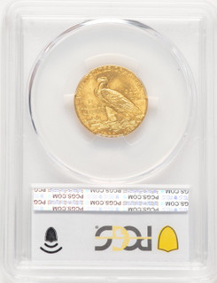 1908 $5 Indian Blue Gradient Indian Half Eagle PCGS MS65 (782234003)