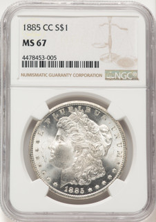 1885-CC Morgan Dollar NGC MS67 (783486005)