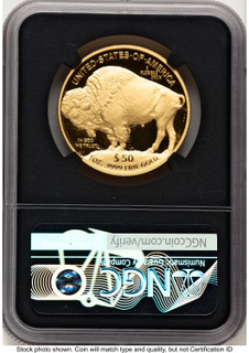 2020-W Proof Gold Buffalo 1 oz ER Miles Standish NGC PF70